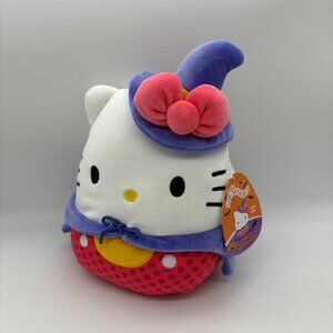 Squishmallows 8” HELLO KITTY the Witch, Halloween Holiday Stuffed Plush Toy NEW